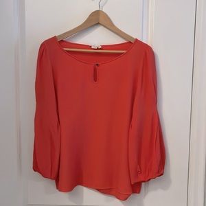 J. Crew, Size 10, Peach coloured blouse